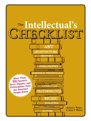 cover image of The Intellectual's Checklist
